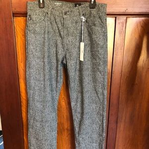 NWT AG Herringbone Marshal Straight leg 32/34